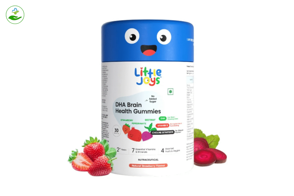 9 Best Vitamins for ADHD in Child: A Parent’s Guide Little Joys DHA Omega-3 Brain Gummies (2-6 years)
