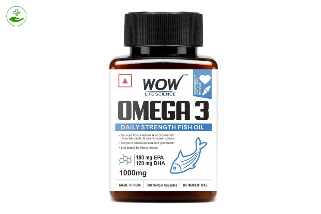 WOW Life Science Omega-3 Fish Oil 1300 mg Triple Strength