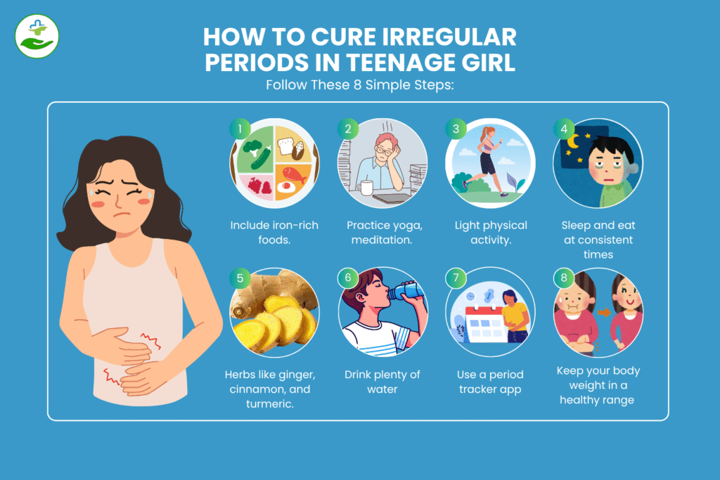 How To Cure Irregular Periods In Teenage Girl